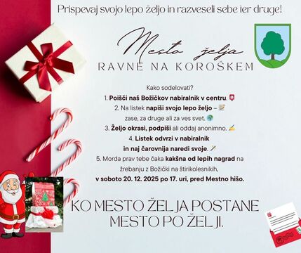 Mesto želja Božičkov nabiralnik